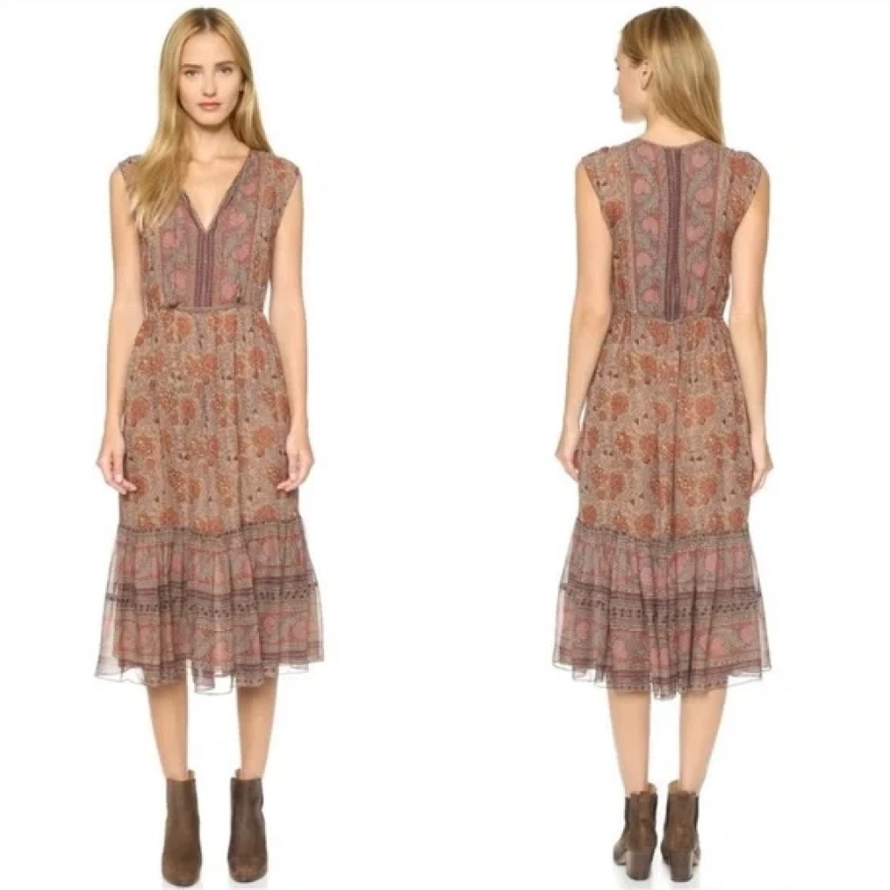 Ulla Johnson Ora 100% Silk Dress - Sz 4